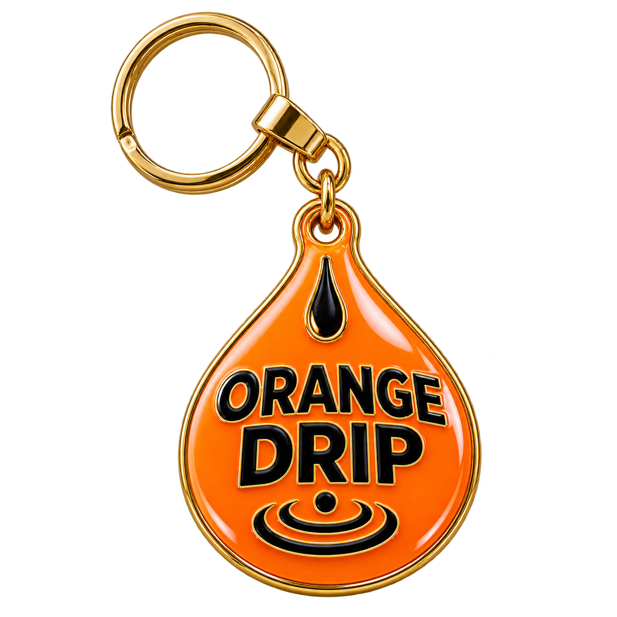 The Orange Drip Keychain product preview